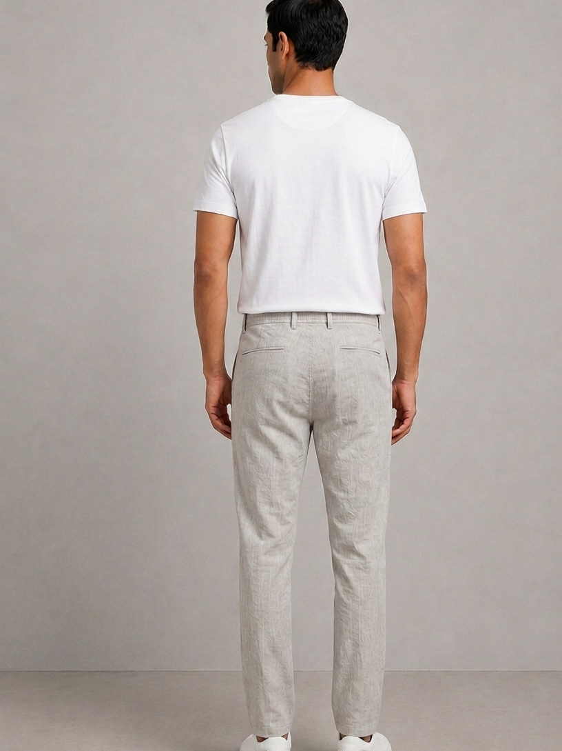 Premium Heavy Linen Track Pant for Men | Relaxed Fit Drawstring Summer Trousers
