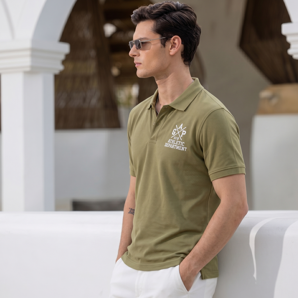 Premium Men’s Polo T-Shirt | Athletic Slim Fit Casual Polo Tee | Venuzy
