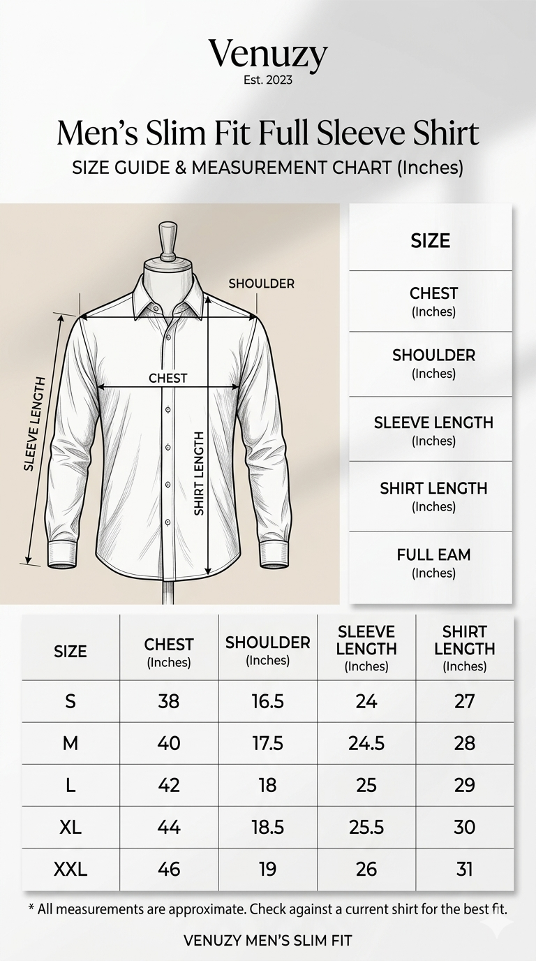 Men’s Solid White & Black Formal Shirts – Slim Fit Full Sleeve Stylish Casual Shirt for Men