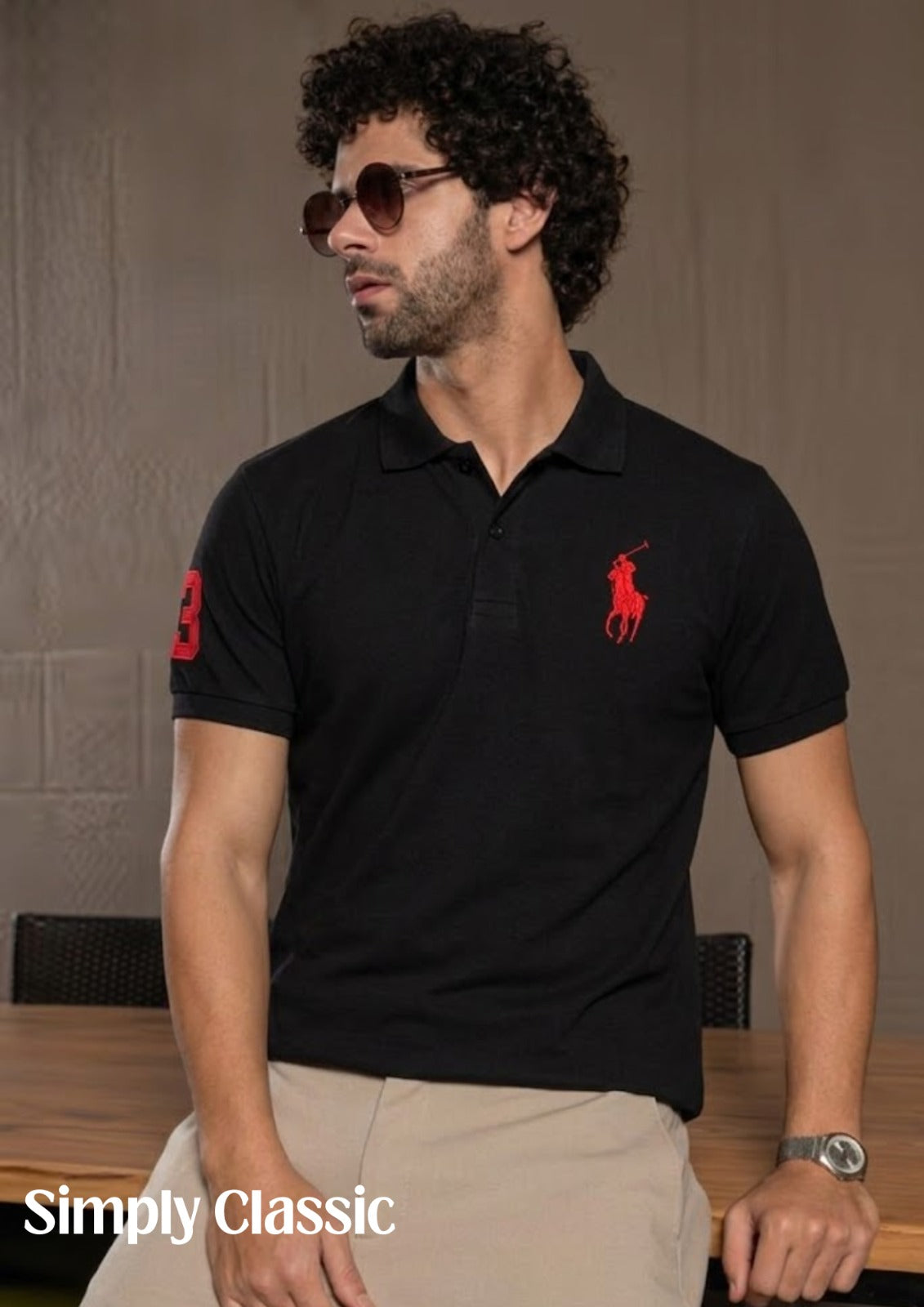 Premium Men’s Polo T-Shirt | Slim Fit Cotton Polo Tee | Venuzy
