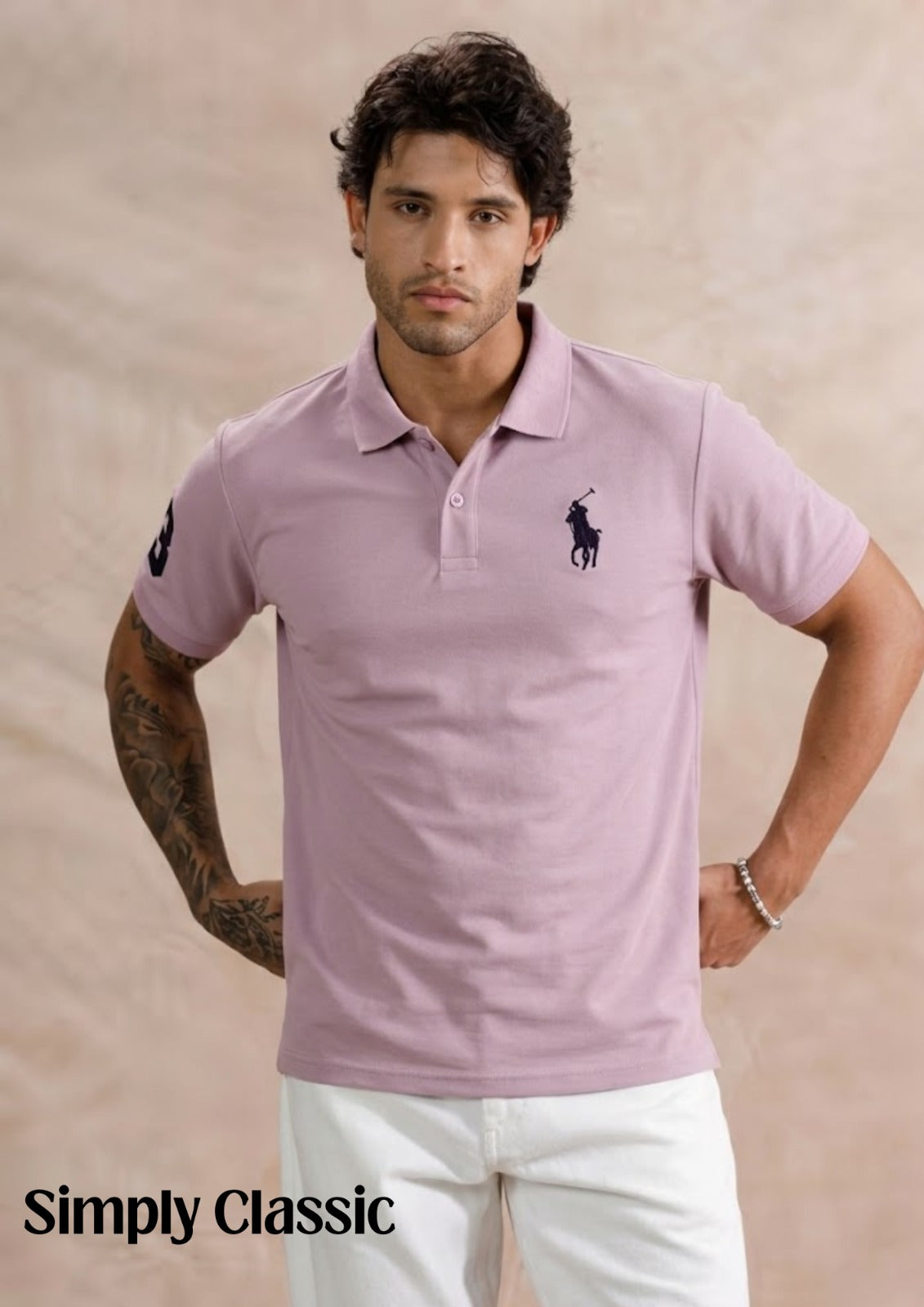 Premium Men’s Polo T-Shirt | Slim Fit Cotton Polo Tee | Venuzy