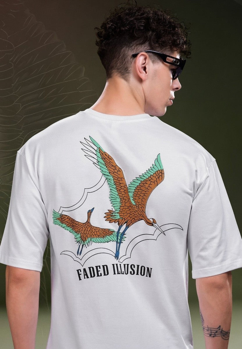 Men's Oversized Graphic Printed T-Shirt | Premium Cotton Hip Hop Streetwear Tee for Men | Trendy Casual Round Neck T-Shirt