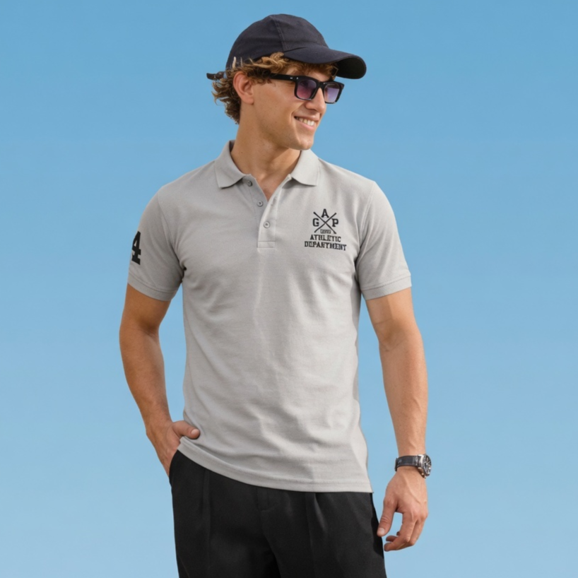Premium Men’s Polo T-Shirt | Athletic Slim Fit Casual Polo Tee | Venuzy