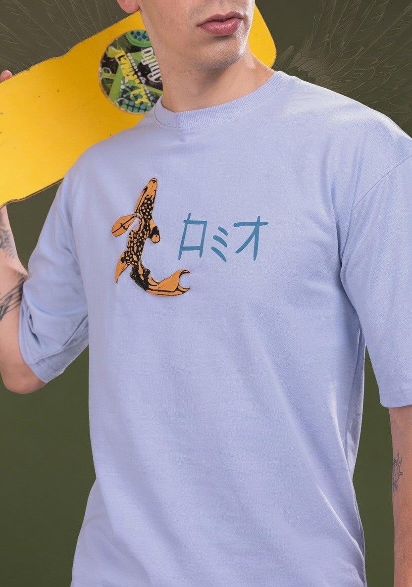 Men's Oversized Graphic Printed T-Shirt | Premium Cotton Hip Hop Streetwear Tee for Men | Trendy Casual Round Neck T-Shirt