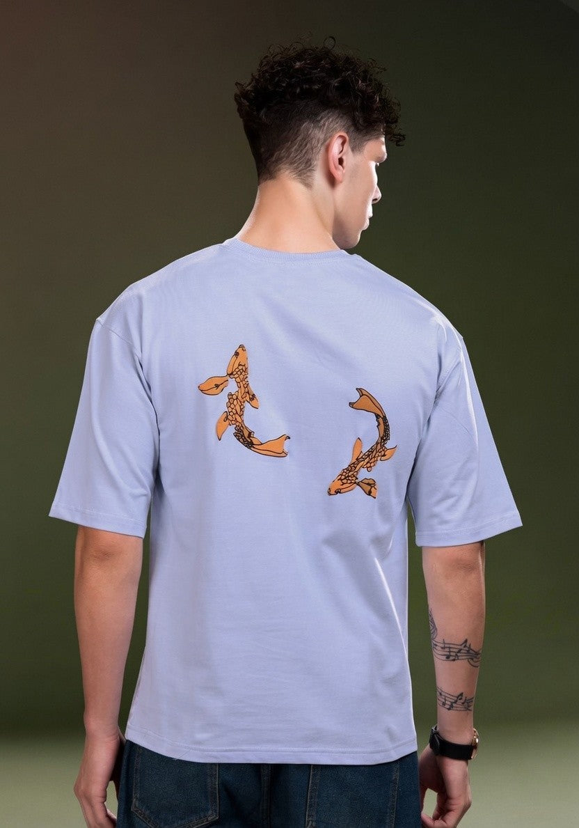 Men's Oversized Graphic Printed T-Shirt | Premium Cotton Hip Hop Streetwear Tee for Men | Trendy Casual Round Neck T-Shirt