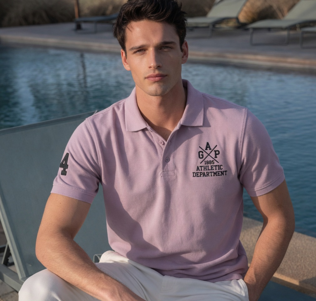 Premium Men’s Polo T-Shirt | Athletic Slim Fit Casual Polo Tee | Venuzy