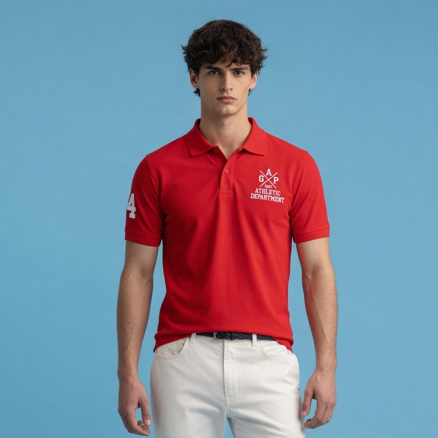 Premium Men’s Polo T-Shirt | Athletic Slim Fit Casual Polo Tee | Venuzy