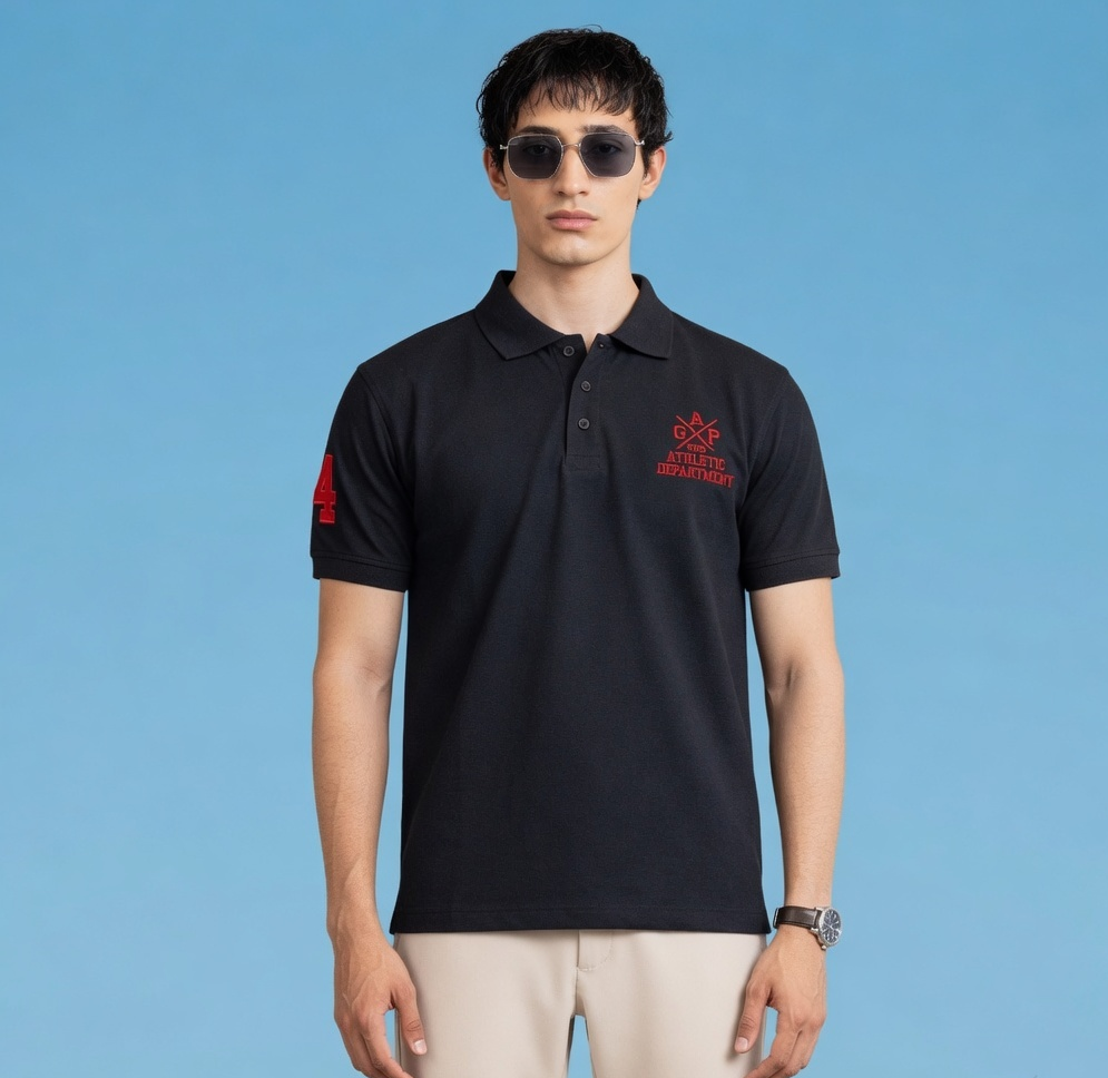 Premium Men’s Polo T-Shirt | Athletic Slim Fit Casual Polo Tee | Venuzy