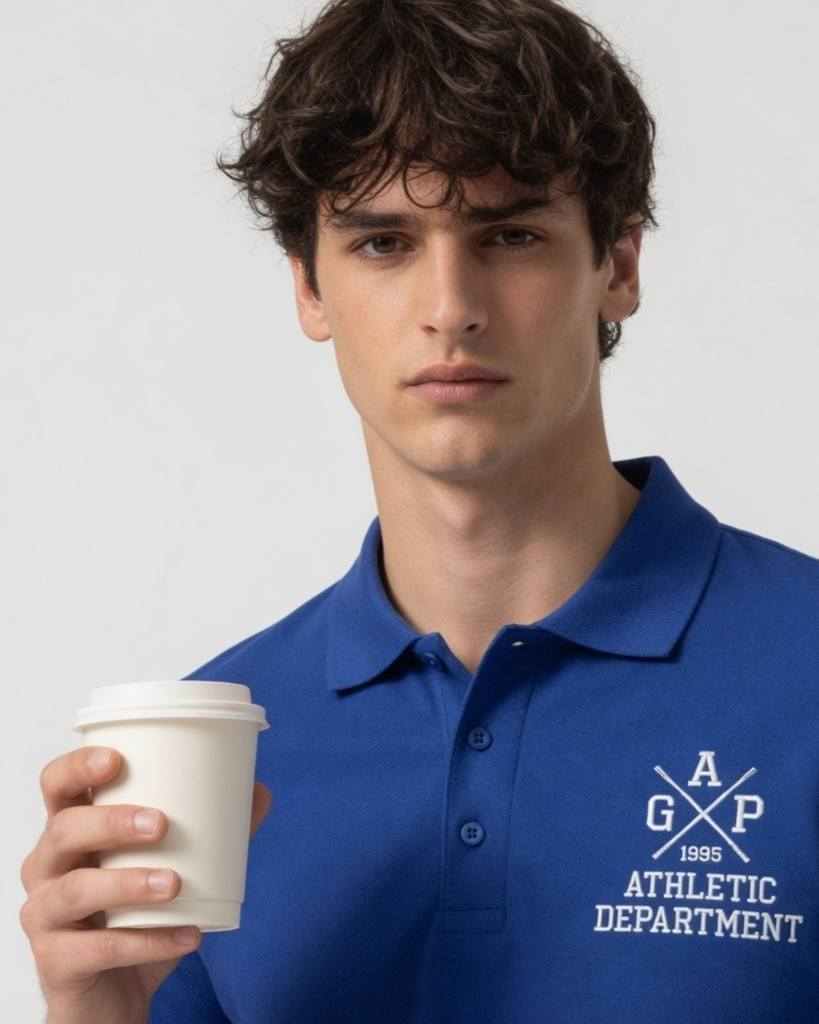 Premium Men’s Polo T-Shirt | Athletic Slim Fit Casual Polo Tee | Venuzy