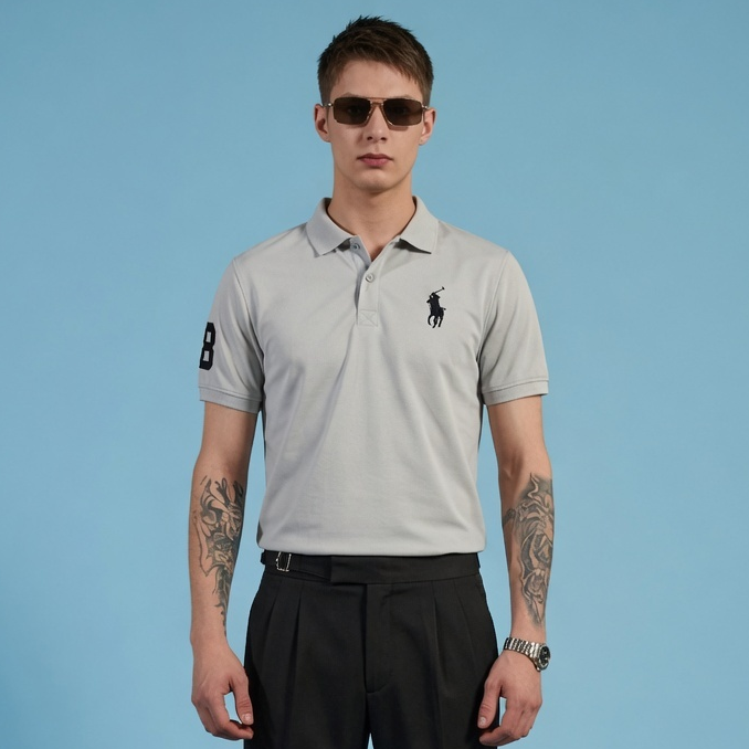 Premium Men’s Polo T-Shirt | Slim Fit Cotton Polo Tee | Venuzy
